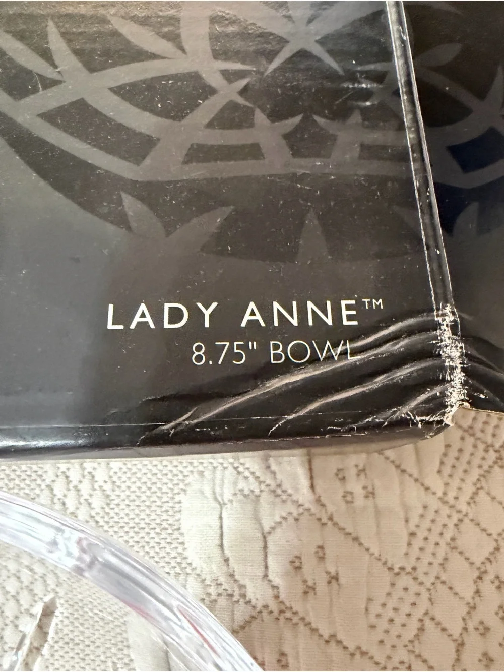Gorham Lady Anne 8.75 cut glass bowl NWT - gifts quiet luxury classic hostess
